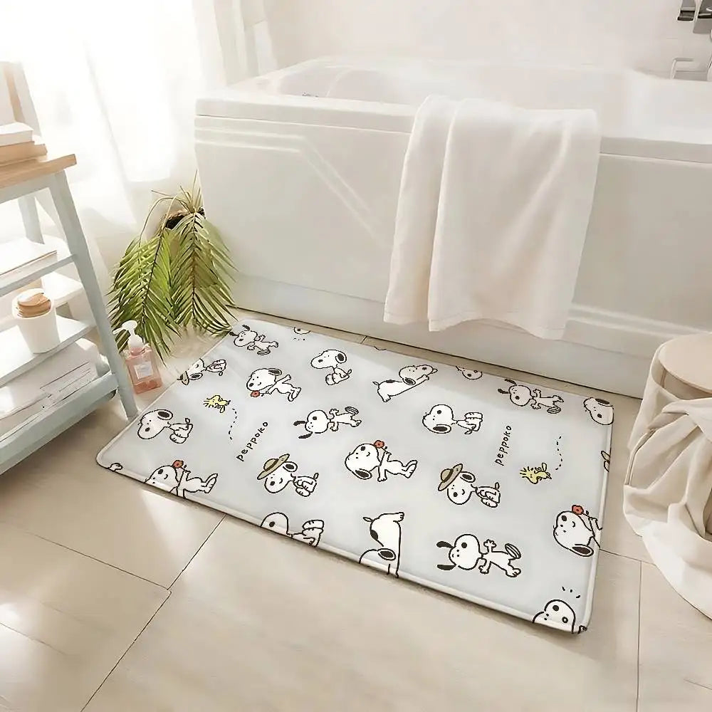 Snoopy Playful Bath Mat
