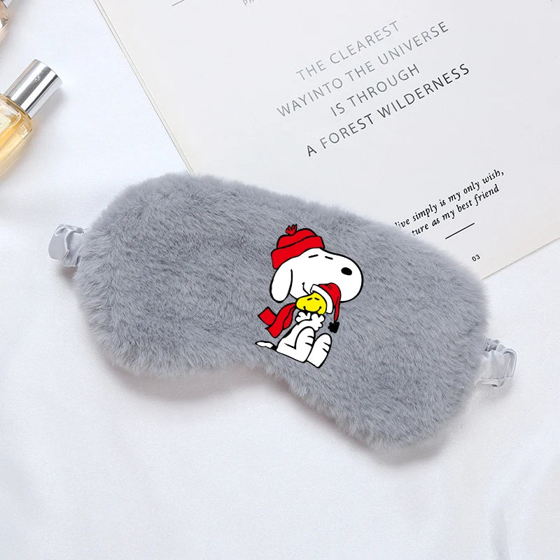 Snoopy Plushy Eye Mask