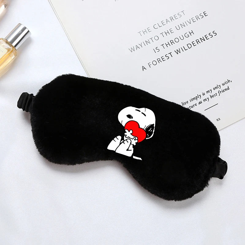 Snoopy Plushy Eye Mask