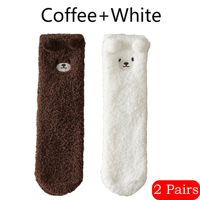 Bear Plushy Socks