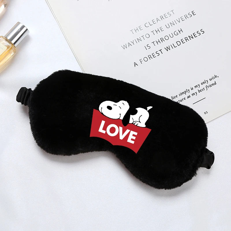 Snoopy Plushy Eye Mask