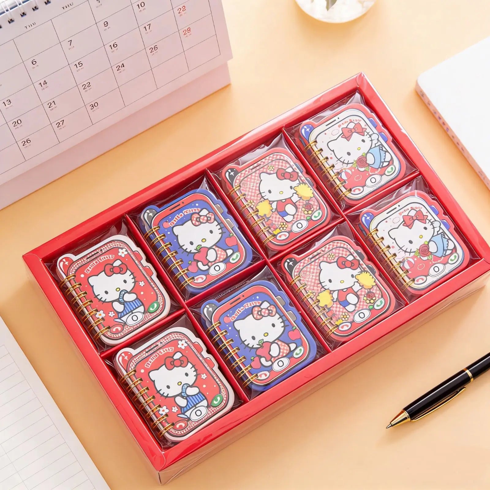 Hello Kitty Kawaii Mini Notebook 4pcs