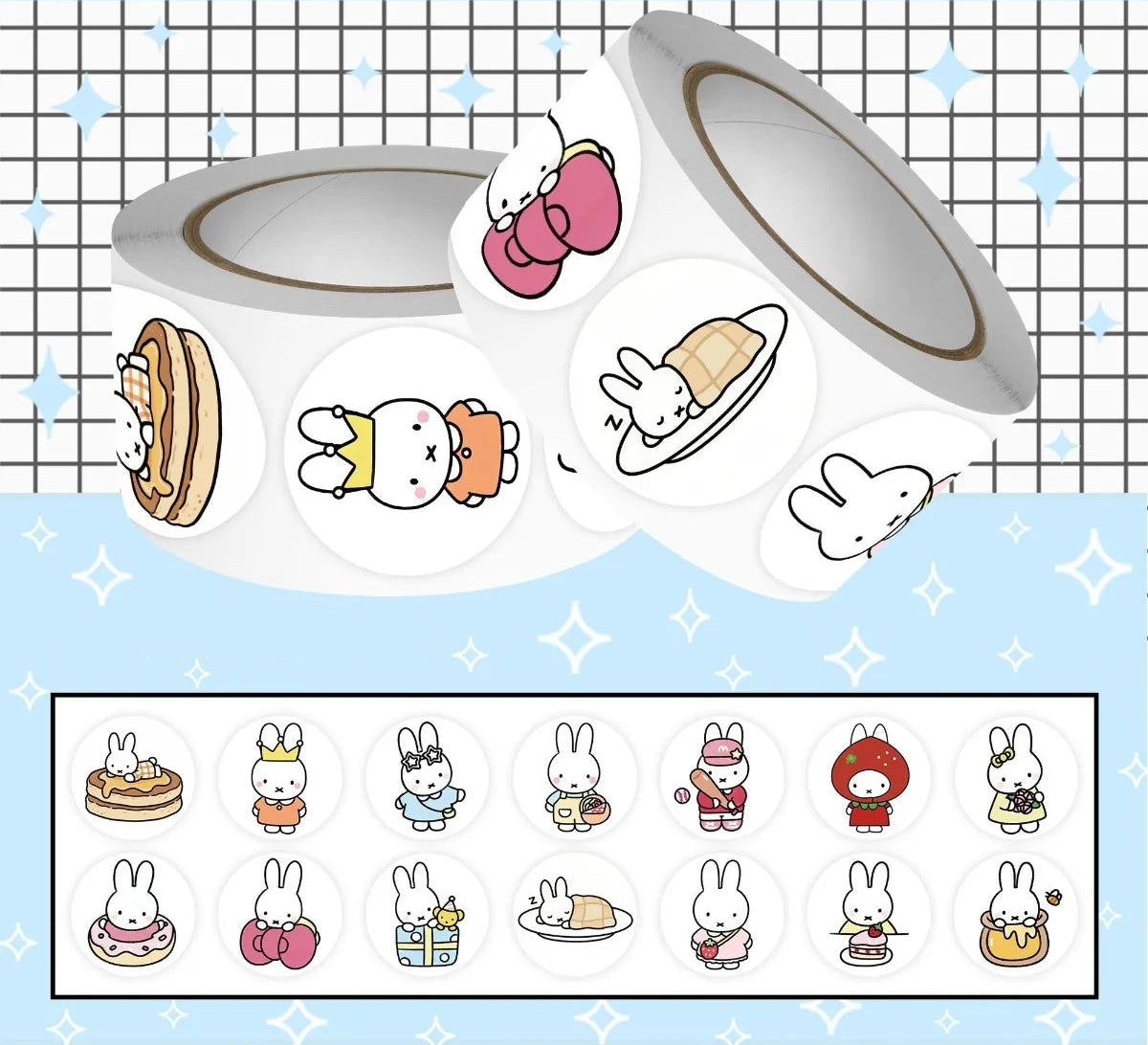 Miffy Sticker Roll 500pcs