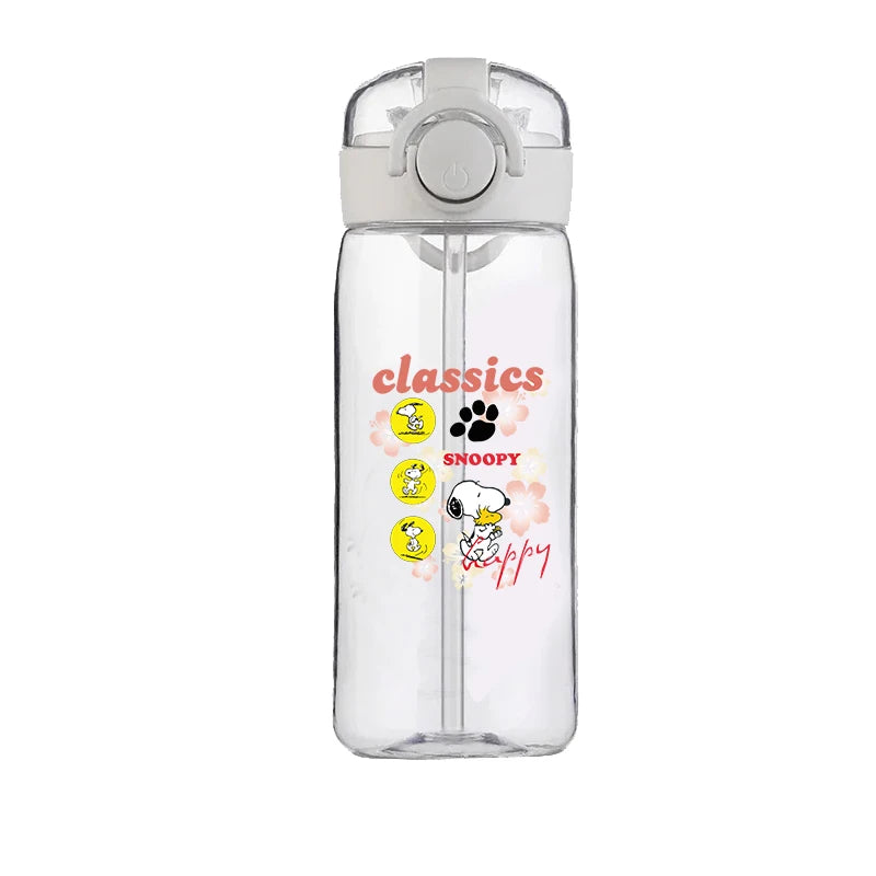 Snoopy Transparent Drink Bottle