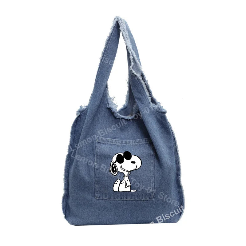 Snoopy Vibin Denim Bag