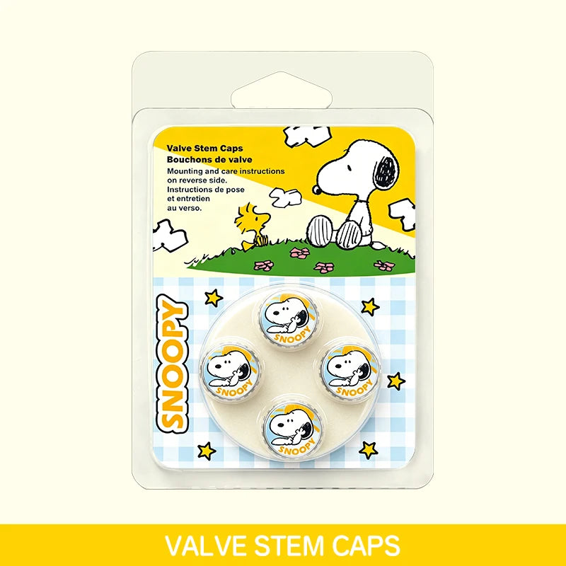 Snoopy Valve Stem Caps 4pcs