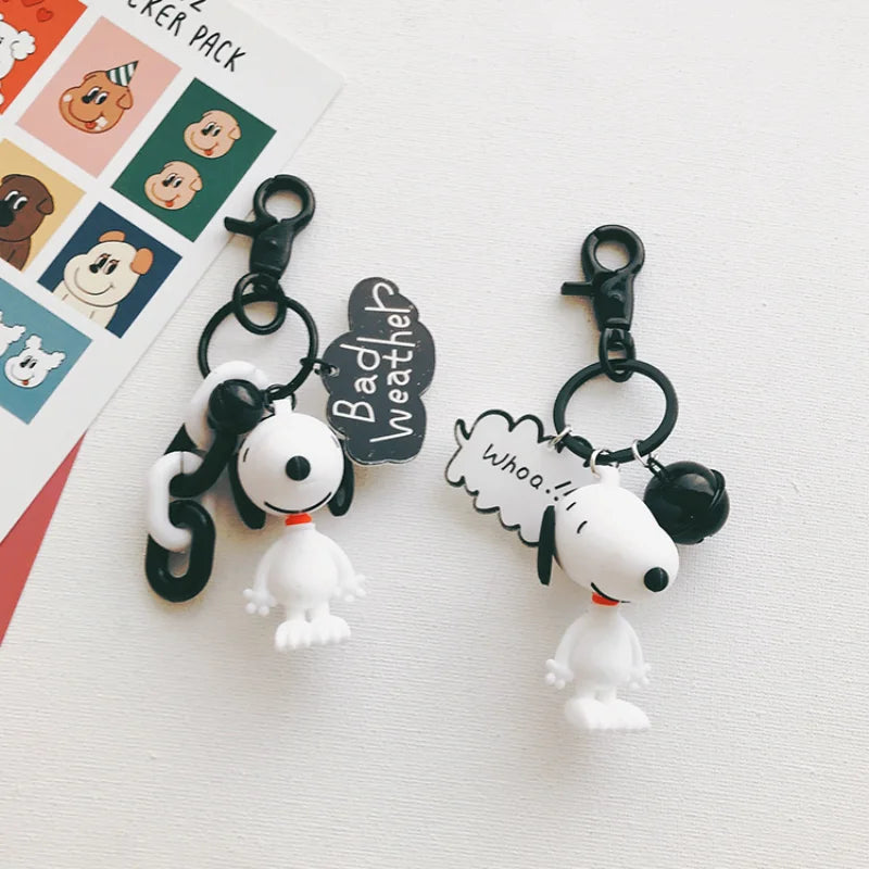 Snoopy Moody Keychain