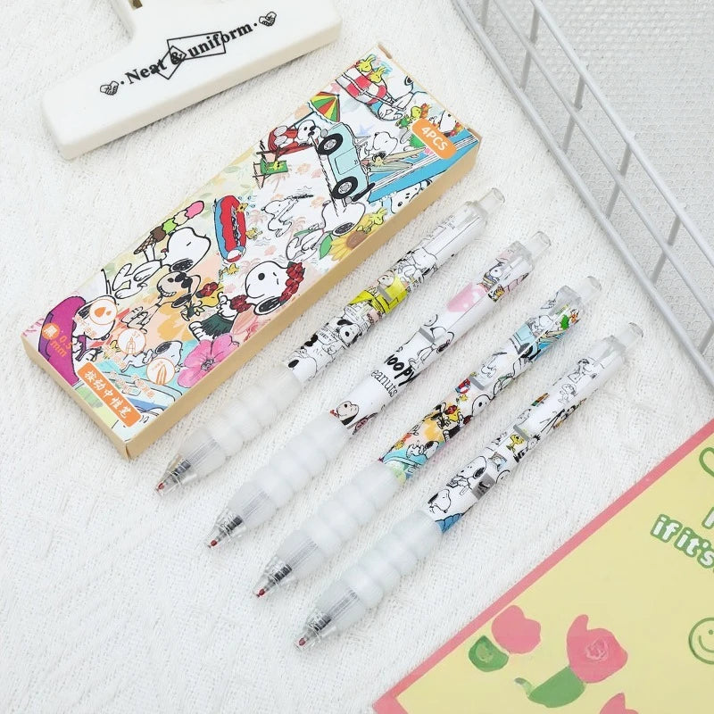 Snoopy Retro 0.5mm Pens 4pcs