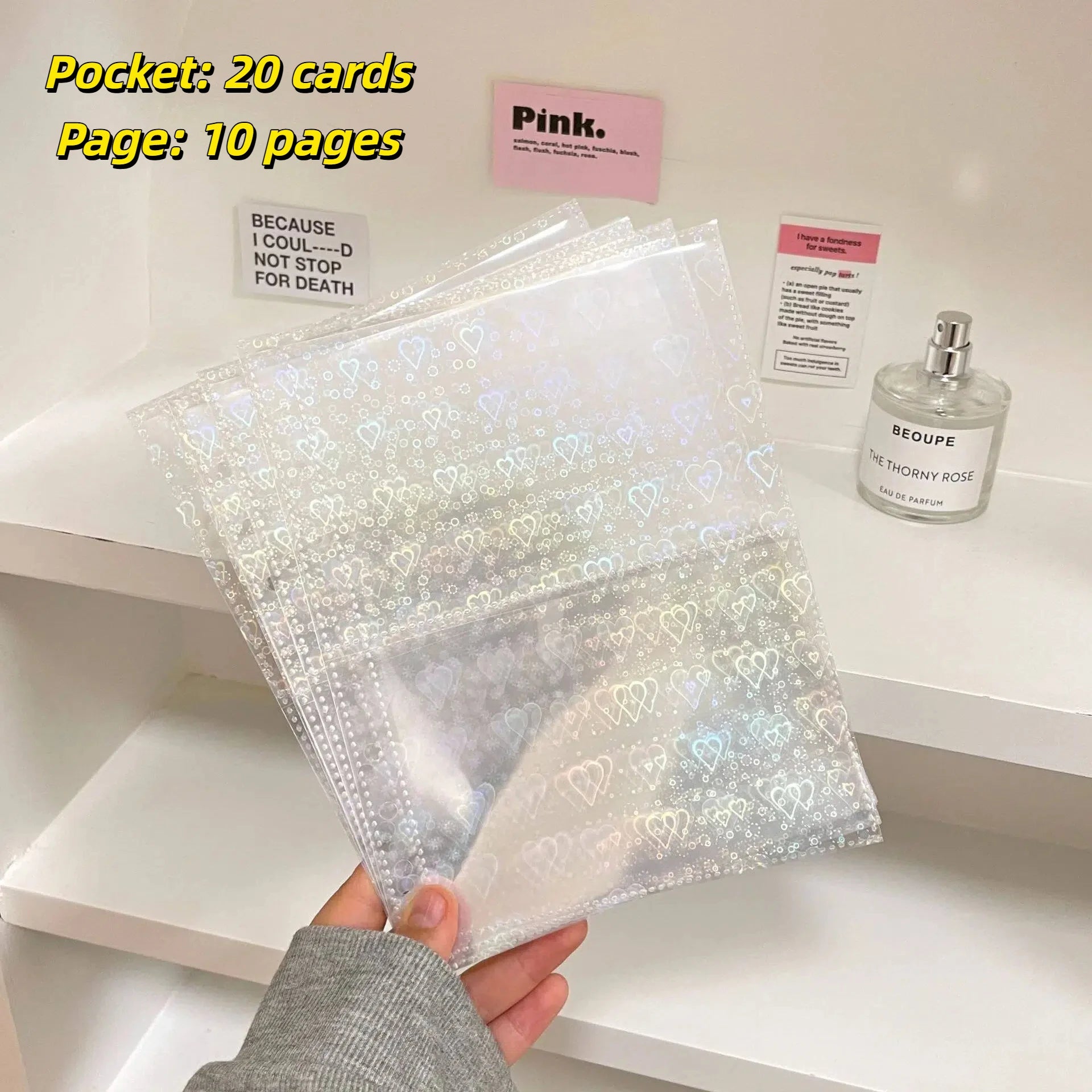 Kawaii Glittery Photo Sleeves