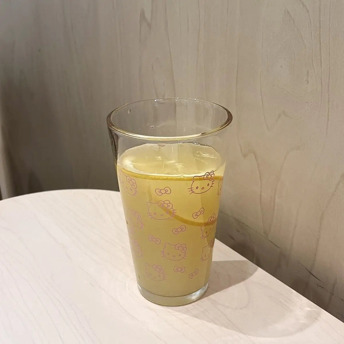 Hello Kity Kawaii Glass Cup