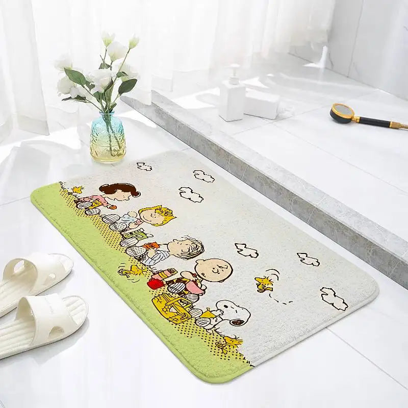 Snoopy Playful Bath Mat