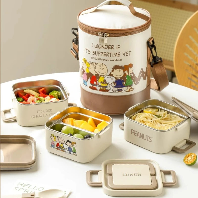 Snoopy Insulated Stainless Steel Lunch Box