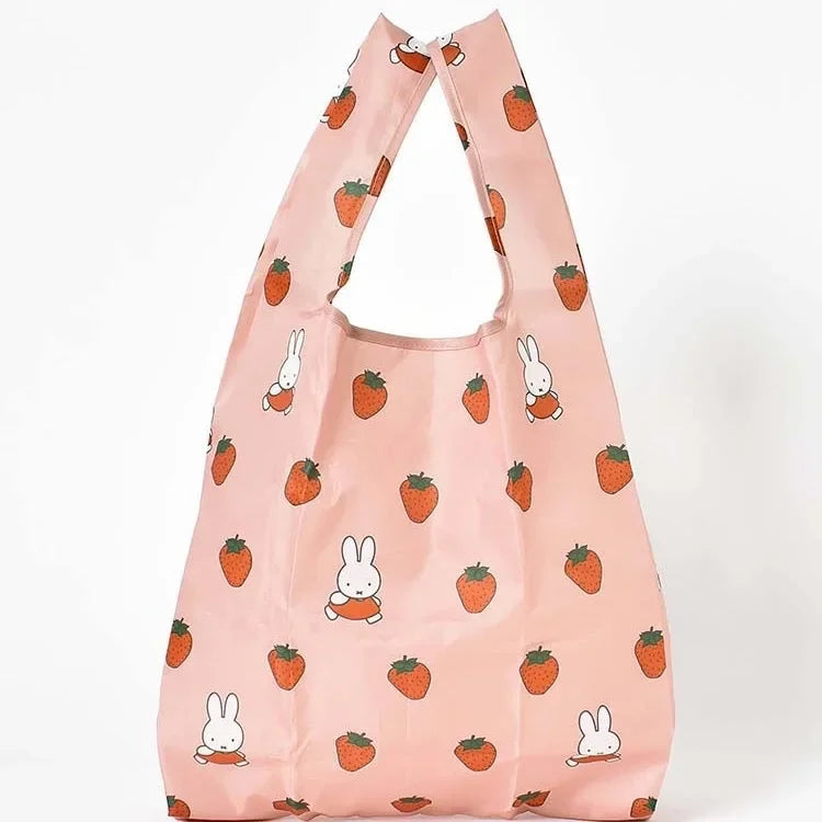 Miffy Strawberry Foldable & Portable Bag