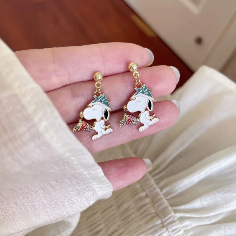 Snoopy Kawaii Earrings