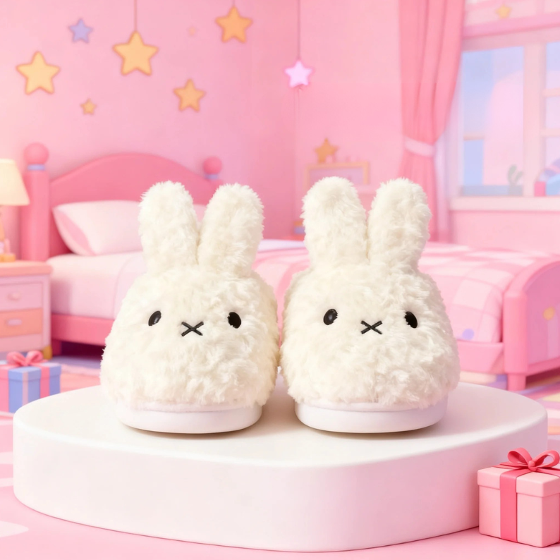Miffy Adore Plush Slippers