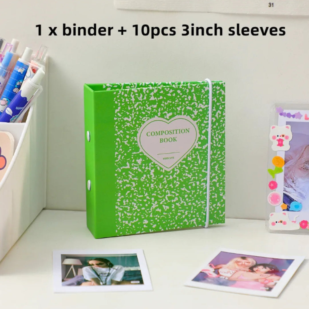 Composition Hard Cover Includes Sleeve Refills