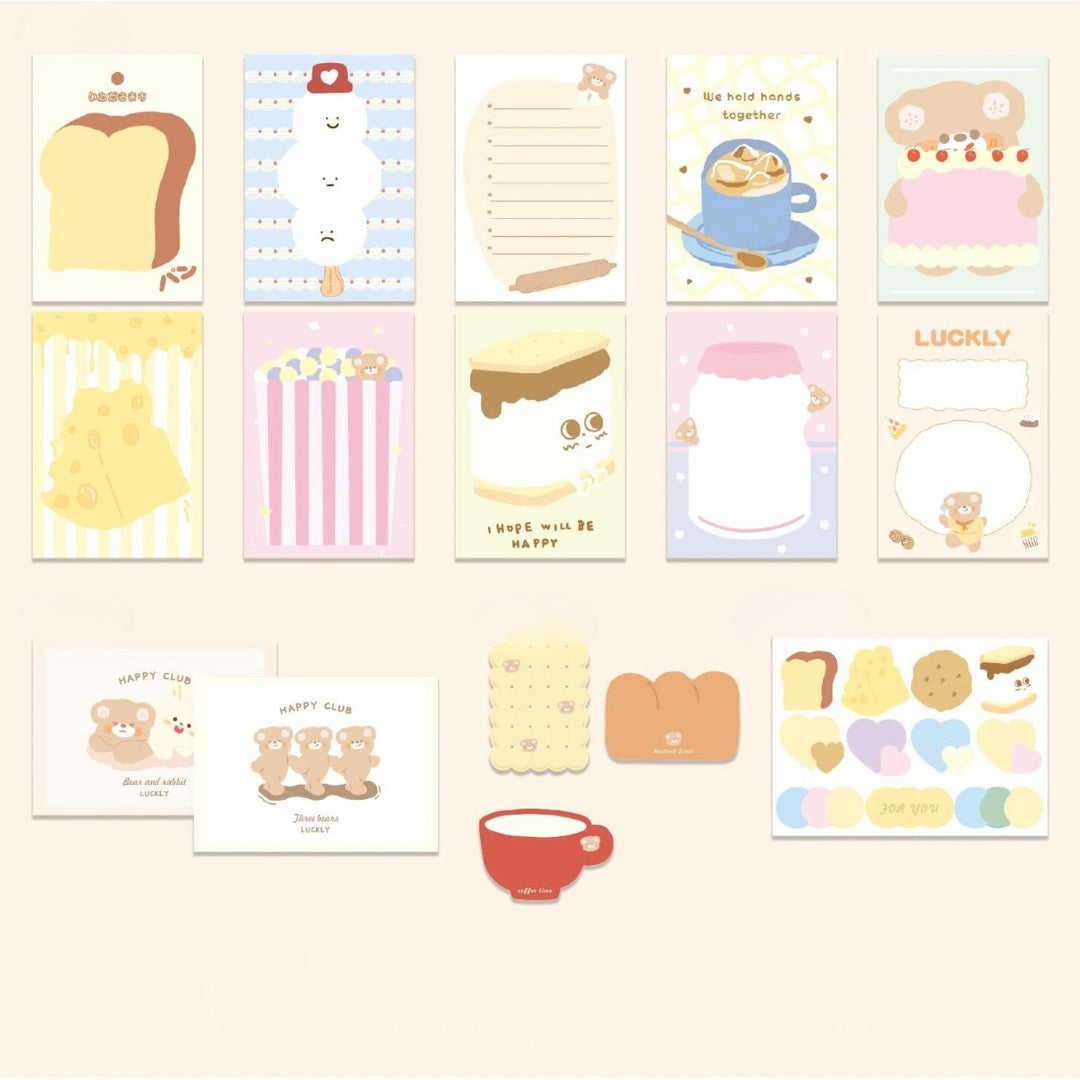 Foodie Bear Letter Writing Set